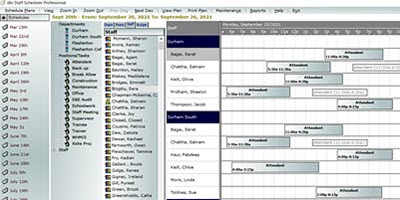 Staff Scheduler Pro - Drag and Drop Resource Scheduling Software, Planning, Budgeting and Reporting - All Built-In